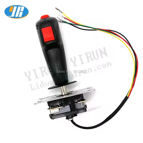 Flight Stick Vibration Trigger Joystick, Red Top Fire Button, 8 Way Direction Control Wshaft, VR Arc