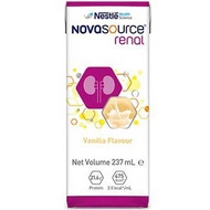 Nestle Novasource Renal Milk Vanilla Flavour 237ml Halal Made in Australia