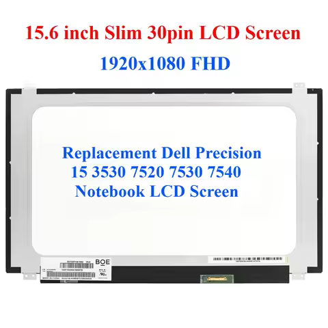 For Dell Precision 15 3530 7520 7530 7540 Notebook LCD Screen