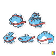 [Cat Cat Bug-Kabo] CAPOO RUN Waterproof Sunscreen Sticker 3