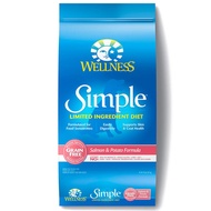 Wellness Simple Natural Limited Ingredient Dry Dog Food Salmon Potato 24 lb