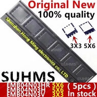 (5piece)100% New EMB04N03HR EMB04N03R EMB04N03H EMB04N03V B04N03R B04N03 QFN-8