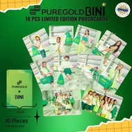 10 pcs Puregold x BINI photocard OT8 unofficial Modess Globe Jollibee photocard mikha maloi pc gfest