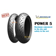 TAYAR MICHELIN POWER 5 SPORT TUBELESS TYRE 120/70-17, 160/60-17, 180/55-17, 190/50-17, 190/55-17, 20