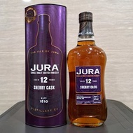Jura 12 Years Sherry Cask 70cl Island Single Malt Scotch Whisky 吉拉12年雪梨桶島嶼區單一麥芽蘇格蘭威士忌