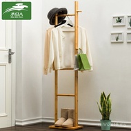 Bedroom Hanger Storage Coat Rack Simple Household Clothes Hanger Simple Floor-to-ceiling Rental Hous