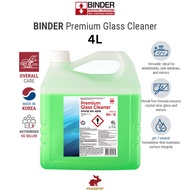4 Litre BINDER Korea Premium Glass Cleaner by Fireball Streak Free Effective Fast Effortless Automot