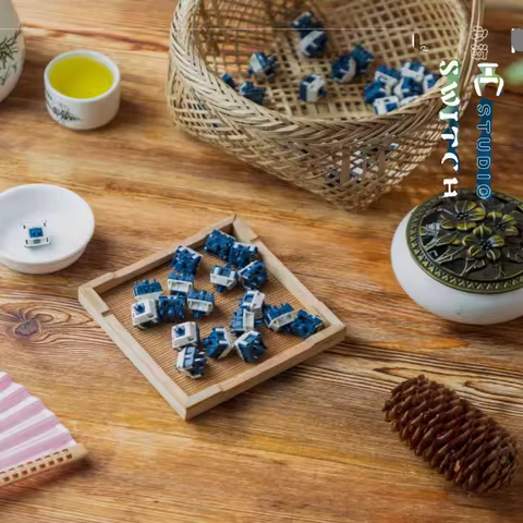 HMX XinHai Switch 5Pins Linear 37gf 57gf POM Factory Lubed Hot Swap Custom Mechanical Gaming Keyboar