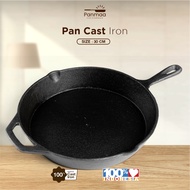 Pan Cast Iron 30cm/Wok Pan/Frying Pan