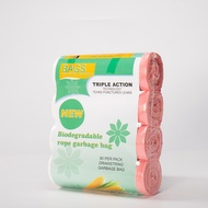 80pcs Biodegradable Drawstring Garbage Bag Plastic Trash Garbage Plastic Bag Dustbin Plastic Bag Gar