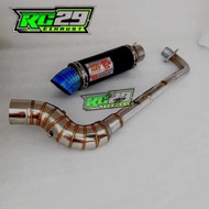Red LEO RL EKZOS Y15ZR EX5 WAVE 100/125 DASH 110/125 LC135 BONUS SYM XRM RS125 KRISSPIPE INLET 51mm