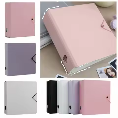 New PP Photocard Binder Card Storage a5 Photo Collect Stationery Photo Folder Card