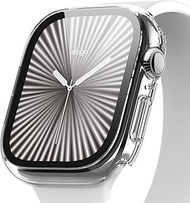 elago Compatible with Apple Watch 10 Case, Screen Protector, Clear Shield, Full Protection, Hard PC 