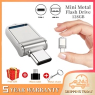 Hq2 IN 1 Mini Metal PenDrive 32GB 512GB 1TB 2TB U Disk TYPE C OTG USB FLASH DRIVE For PC Phone Thumb