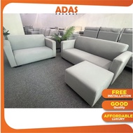 [FREE PASANG] ADAS SOFA FABRIK SELESA 2+3 SEAT ZORA