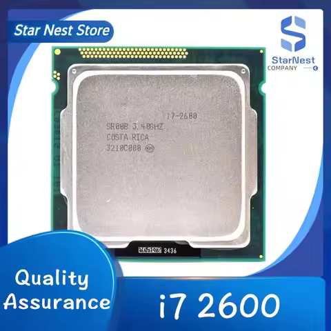 Core i7 2600 3.4GHz 4 Core LGA 1155 cpu processor