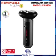 FUMIYAMA FS9800 USB RECHARGEABLE BATTERY DUO HEAD SHAVER, FS 9800