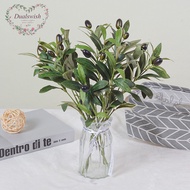 Olive Branches 38cm Long Artificial Green Plants Olive Fruits Leaves Home Decoration Artificial Flow