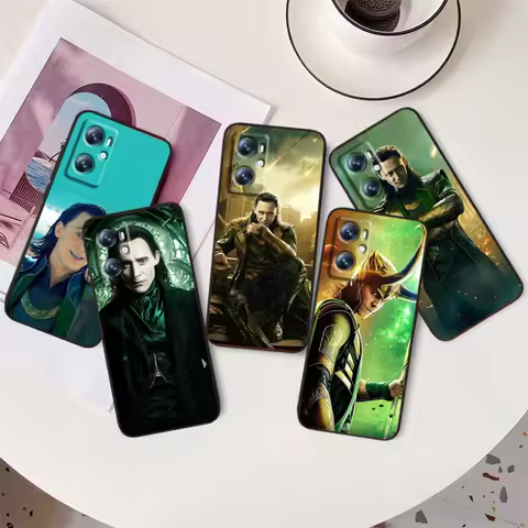 Marvel Loki Cool Cute For OPPO Find X6 X5 X3 A54S A5 A94 A16 A53S A57 A74 A72 A98 A78 A96 A9 5G Blac
