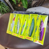 Noeby NBL 9497 plastic fishing lure has arrived in 5 colors. Specifications: Length 11cm -- weight 1