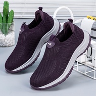 Breathable Mesh Mens Slip-On Sports Casual Shoes Anti-Slip Elderly Footwear Summer New Model Zhang J
