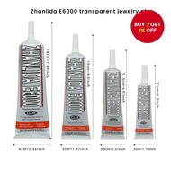 New E6000 Super Glue Zhanlida 25/50/110ML Transparent Adhesive for Jewelry Decoration, Drilling Rhin