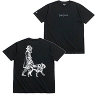 Y-3 Signature Sketch Leash Dog Walking Unisex Short-Sleeved t-Shirt Pure Cotton Couple 21322