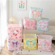 Little Twin Stars Foldable Laundry Basket Storage Pompompurin Cinnamoroll