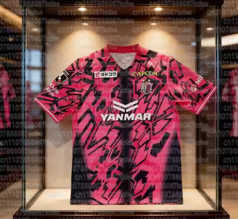 J-League Cherry Blossom Team 2026 Hot Selling 3D T-shirt Loose Comfortable Breathable Sports Men and