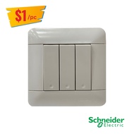 Schneider Arcato 3 GANG 2 WAY SWITCH