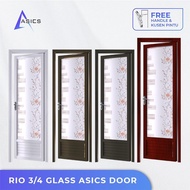 Asics Aluminium Door RIO 34 Glass - Pintu kamar mandi Stainless