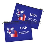 USA American Ball 2022 World Cup Souvenir Wallet Bag