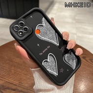 Casing Hp Xiaomi Redmi 9C Redmi 9C NFC Redmi 10A POCO C31 Case Pola Hati yang Bersinar Silikon Softc