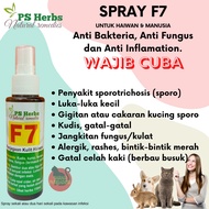 PS HERBS Spray F7 - UBAT KURAP / KUDIS/ SPORO KUCING/LUKA