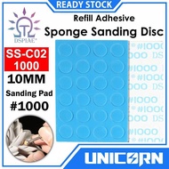 DSPIAE Sponge Sanding Pad 10mm 1000 Self adhesive sponge sanding disc [SS-C02-1000] Refill Sanding P
