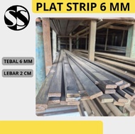 Plat Strip Tebal 6 mm Lebar 2 cm | Besi Plat Strip
