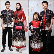 Adelia Madura Black Batik Shirt Factory Gamis Couple Shirts For Men Women Children Family Invitations