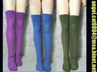 台北里昂玩具設計工作室~25-70公分娃適用ㄉ不同尺寸*雙色高品質彈性大腿襪(限量品)
