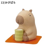 （全新）日本 DECOLE 小動物的悠閒時間 泡茶 擴香石 Aroma mascot動物日式飲茶陶燒精油擴香器系列 -水豚