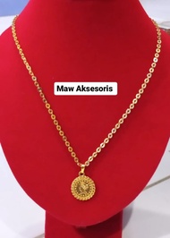 Beauty Jewelry  Kalung Rante Nori Liontin Koin Terbaru