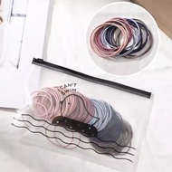 DC A ( A7) 2 COLOR HAIR LOCK / KOREAN HAIR TIE / 100 PCS / FREE POUCH / CANNOT CHOOSE