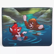 USA Loungefly Disney The Fox and the Hound Splash Cardholder Pouch Bag