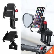 6175 MOBILE PHONE HOLDER Motowolf Motorcycle Bicycle GPS Handphone Bracket Bike Motor Pemegang Telef