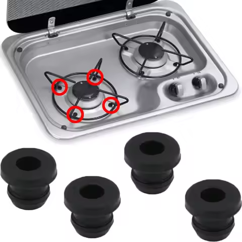 8-12pcs Protective Rubber Plugs Set RV Kitchenware Gas Stoves Holder Rubber Cover Caps for Dometic S
