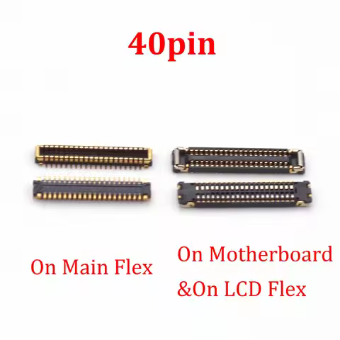 2pcs 40 Pin LCD Display FPC Connector On Board For Xiaomi Mi9T Mi 9T Pro CC9E A3 Redmi K20 Pro K20pr