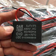 Fan capacitor 5UF-450V COMBO 5 pieces