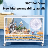 Bucatstate【80/100/120CM】Hamster Cage/Quail Cage/Small Animal /Double Door /with wheel