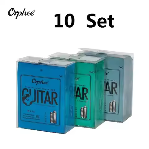 10 Set Orphee RX15 RX17 Electric Guitar Strings Set Hexagonal Carbon Steel Electric Guitar Strings
