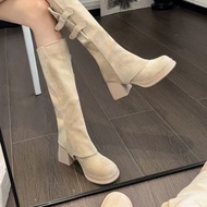 WC3 Nude High Heel Boots with Detachable Shortening Feature - Perfect for Autumn/Winter 2025