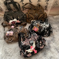 travel sling bag woman sling bag 3 Angels Cute Leopard Scrap Homemade Hot Girl Shoulder Bag Women's 